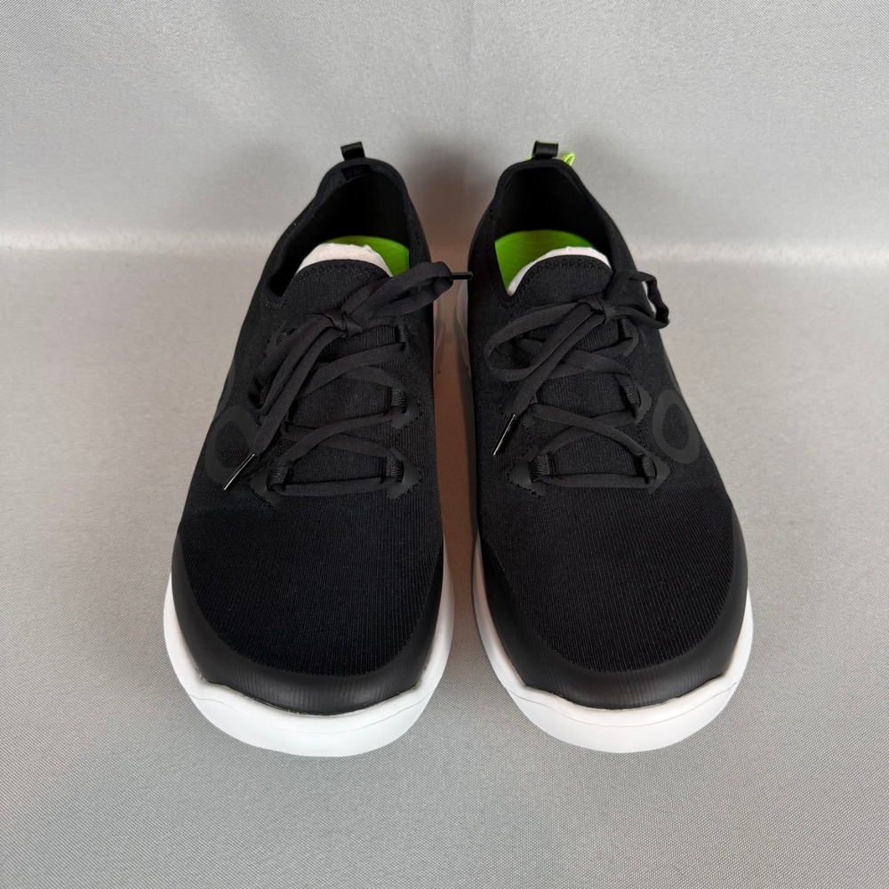 Oofos OOmg Sport LS Recovery Sneakers Mens 11 Black White Lace-Up Light New NIB - Picture 4 of 8